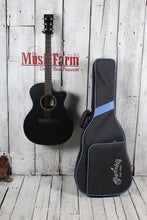 Load image into Gallery viewer, Martin GPC-X1E Black Grand Performance Acoustic Electric Guitar with Gig Bag