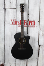Load image into Gallery viewer, Martin GPC-X1E Black Grand Performance Acoustic Electric Guitar with Gig Bag