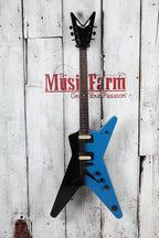Dean ML 79 Solid Body Electric Guitar Black To Blue Fade Finish
