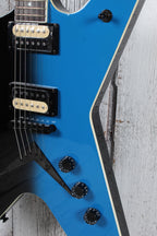 Dean ML 79 Solid Body Electric Guitar Black To Blue Fade Finish