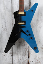 Dean ML 79 Solid Body Electric Guitar Black To Blue Fade Finish