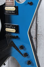 Dean ML 79 Solid Body Electric Guitar Black To Blue Fade Finish