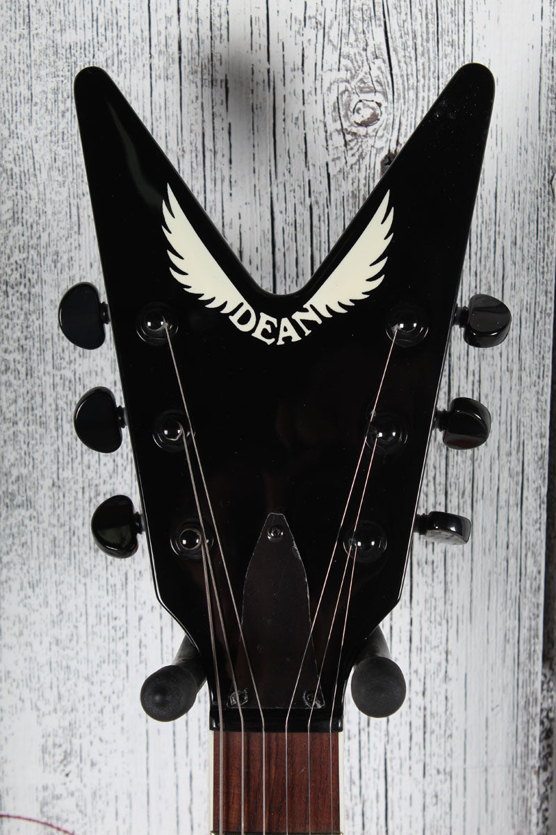 Dean ML 79 Solid Body Electric Guitar Black To Blue Fade Finish