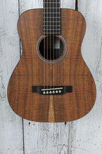 Martin LXK2 Koa Pattern Little Martin Acoustic Guitar Travel Guitar with Gig Bag