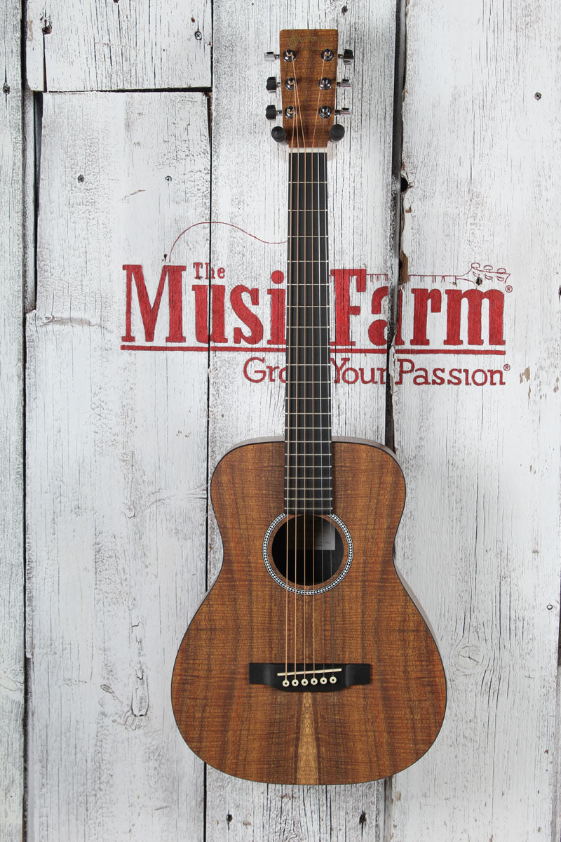 Martin LXK2 Koa Pattern Little Martin Acoustic Guitar Travel Guitar with Gig Bag