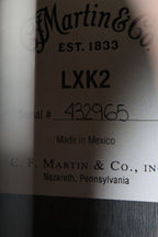 Martin LXK2 Koa Pattern Little Martin Acoustic Guitar Travel Guitar with Gig Bag