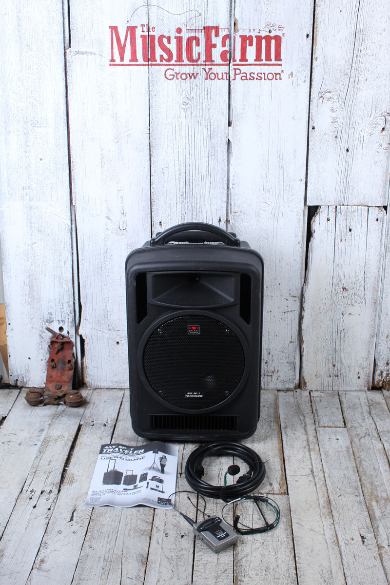 Galaxy Audio Traveler TV10 Portable Sound PA System with Wireless Headset Secondary image