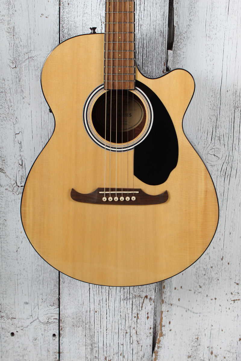 Fender 2023 FA-135CE Concert Body Acoustic Electric Guitar Natural Finish