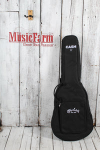 Martin DX Johnny Cash Dreadnought Acoustic Electric Guitar Jett Black w Gig Bag