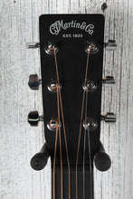Load image into Gallery viewer, Martin DX Johnny Cash Dreadnought Acoustic Electric Guitar Jett Black w Gig Bag