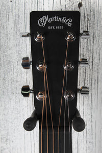 Martin DX Johnny Cash Dreadnought Acoustic Electric Guitar Jett Black w Gig Bag