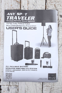 Galaxy Audio Traveler TV10 Portable Sound PA System