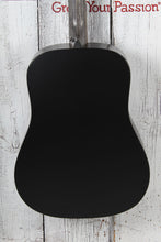 Load image into Gallery viewer, Martin DX Johnny Cash Dreadnought Acoustic Electric Guitar Jett Black w Gig Bag