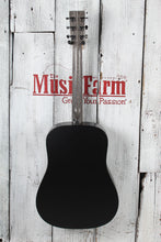 Load image into Gallery viewer, Martin DX Johnny Cash Dreadnought Acoustic Electric Guitar Jett Black w Gig Bag