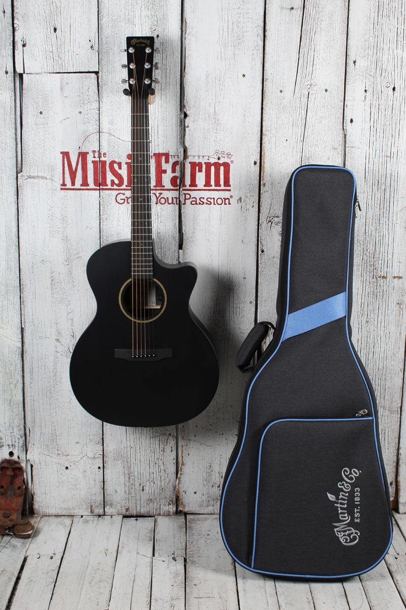 Martin GPC-X1E Black Grand Performance Acoustic Electric Guitar with Gig Bag