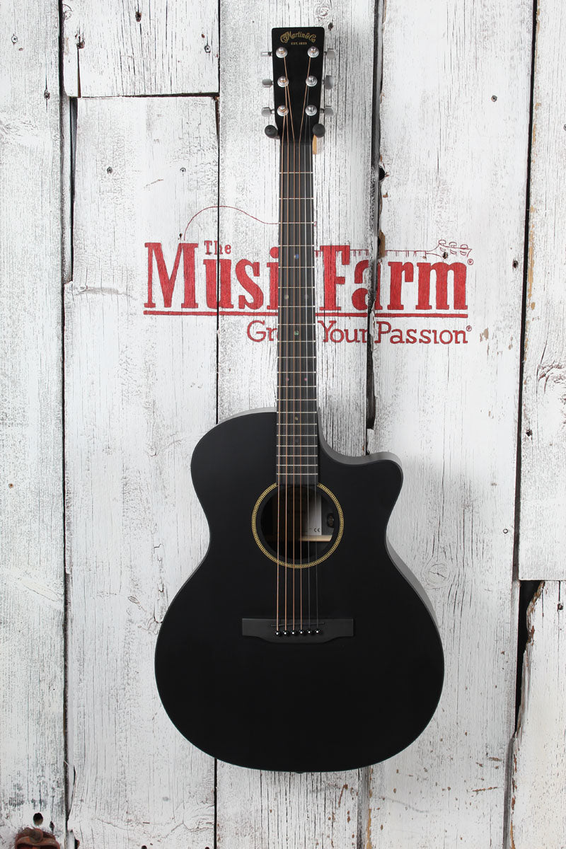 Martin GPC-X1E Black Grand Performance Acoustic Electric Guitar with Gig Bag