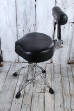 Load image into Gallery viewer, Tama HT741B 1st Chair Ergo-Rider Quartet Drum Throne with Backrest Black