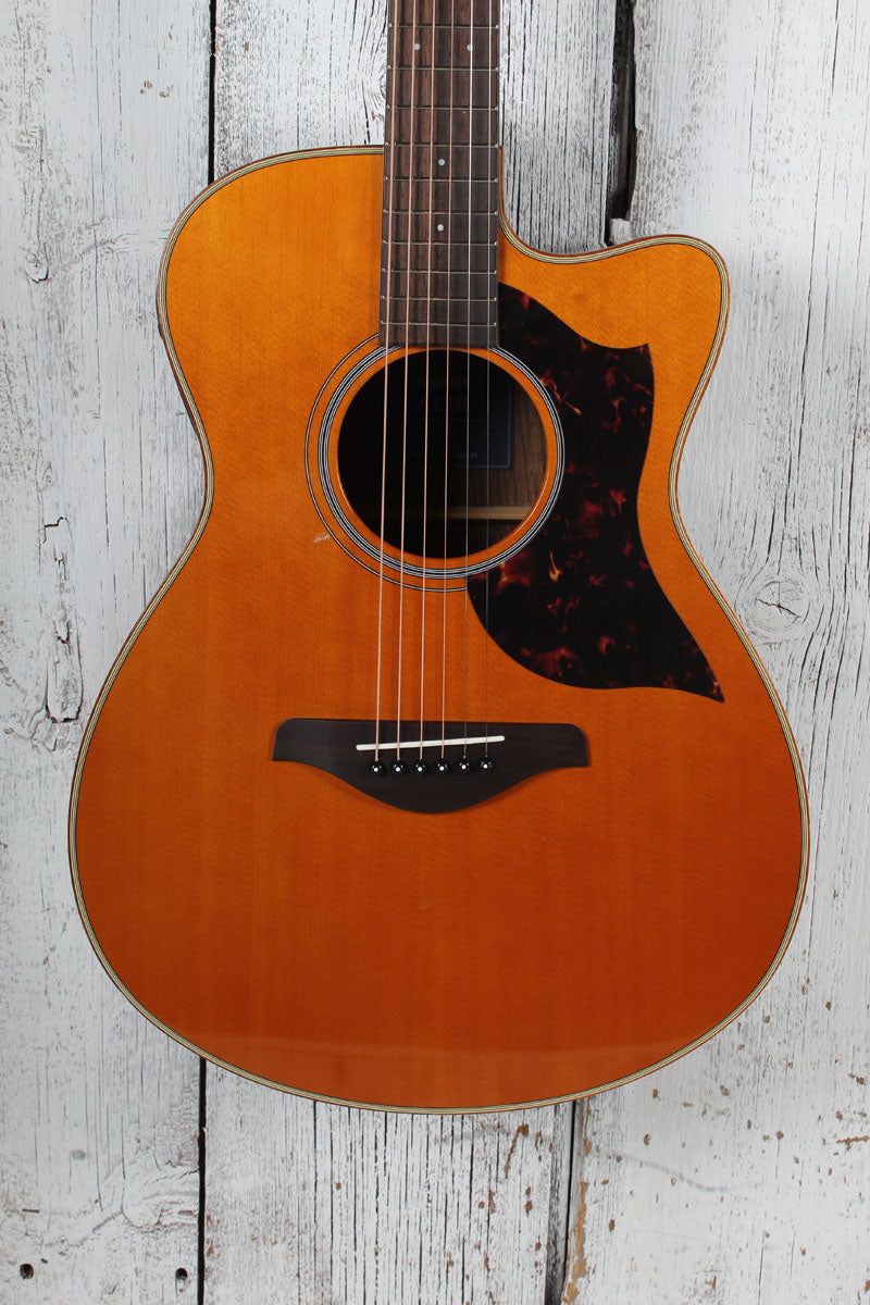 Yamaha AC1R Acoustic Electric Guitar Solid Spruce Top Vintage Natural