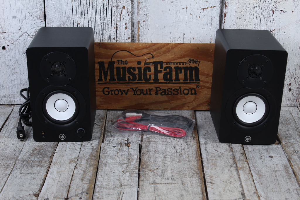 Yamaha HS3 PAIR OF TWO Powered Studio Monitor Bi Amp 2 Way Active Speakers Black