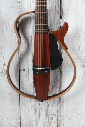 Yamaha SLG200S Steel String Silent Acoustic Electric Guitar Natural w Gig Bag
