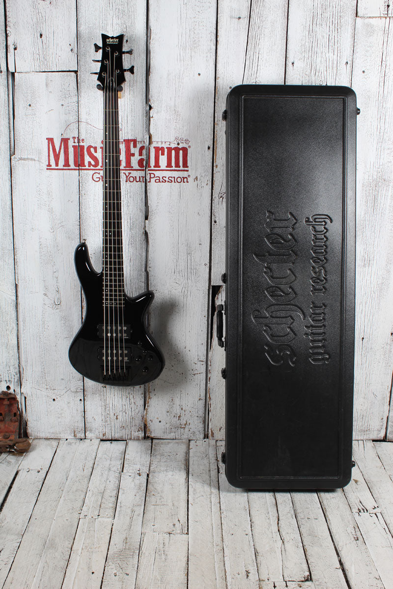 Schecter 2017 Stiletto Stage-5 Bass 5 String Electric Bass Guitar with Case