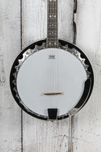 Load image into Gallery viewer, Oscar Schmidt OB5 Left Handed 5 String Lefty Banjo with 30 Bracket Tone Ring Natural