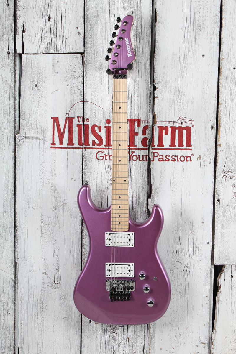 Kramer Pacer Classic Solid Body Electric Guitar Purple Passion Metallic Finish Secondary image