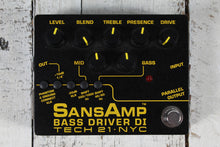 Load image into Gallery viewer, Tech 21 SansAmp Bass Driver DI Pedal Bass Guitar Preamp/DI Pedal Effects Pedal
