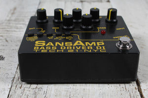 Tech 21 SansAmp Bass Driver DI Pedal Bass Guitar Preamp/DI Pedal Effects Pedal