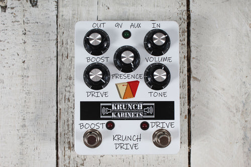 Krunch Kabinets Krunch Drive Pedal Electric Guitar Overdrive/Boost Effects Pedal