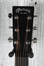 Martin DX Johnny Cash Dreadnought Acoustic Electric Guitar Jett Black w Gig Bag
