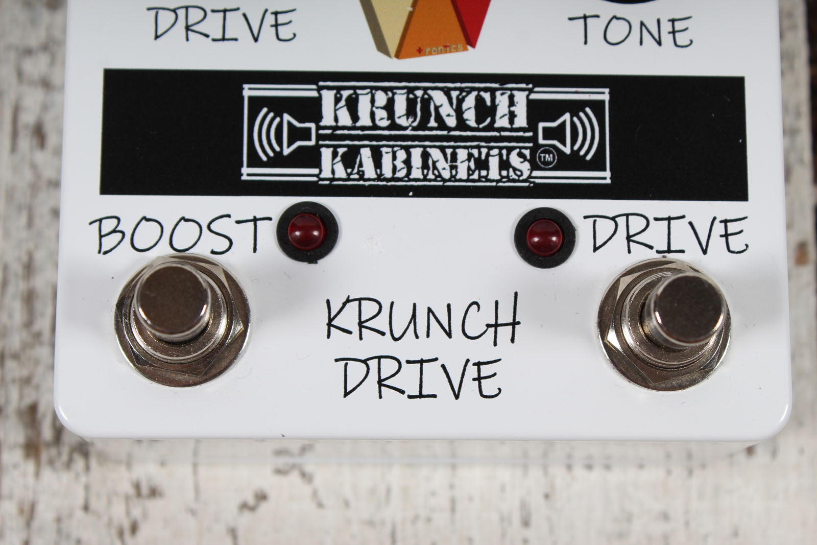 Krunch Kabinets Krunch Drive Pedal Electric Guitar Overdrive/Boost Effects Pedal