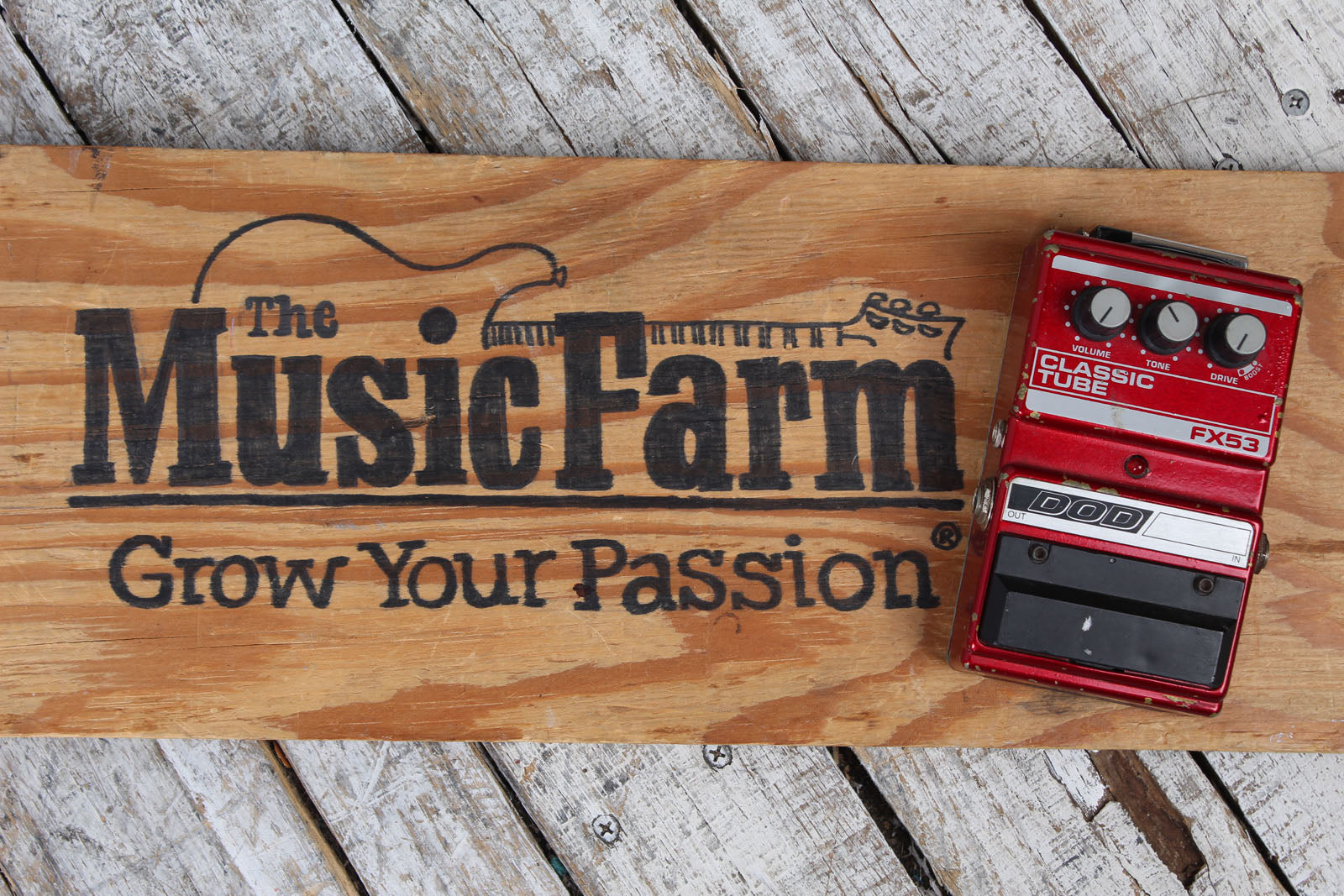 DOD FX53 Classic Tube Pedal Electric Guitar Overdrive Effects Pedal Secondary image