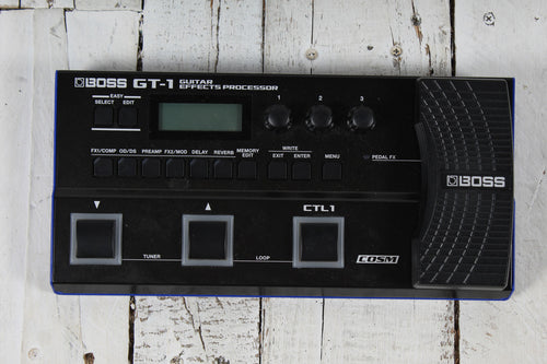 Boss GT‑1 Guitar Effects Processor Electric Guitar Multi Effects Pedal Unit