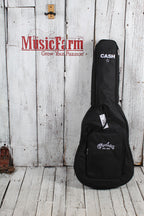 Martin DX Johnny Cash Dreadnought Acoustic Electric Guitar Jett Black w Gig Bag