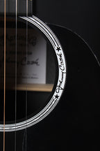 Martin DX Johnny Cash Dreadnought Acoustic Electric Guitar Jett Black w Gig Bag