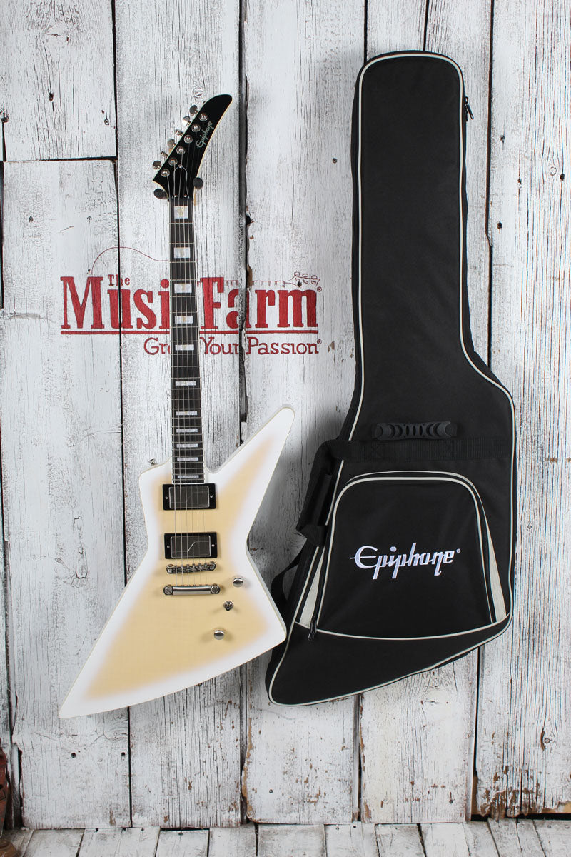 Epiphone Extura Prophecy Electric Guitar Aged White Tiger Burst with Gig Bag Secondary image