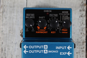 Boss PS-6 Harmonist Pitch Shifter Effects Pedal Electric Guitar Harmony Pedal