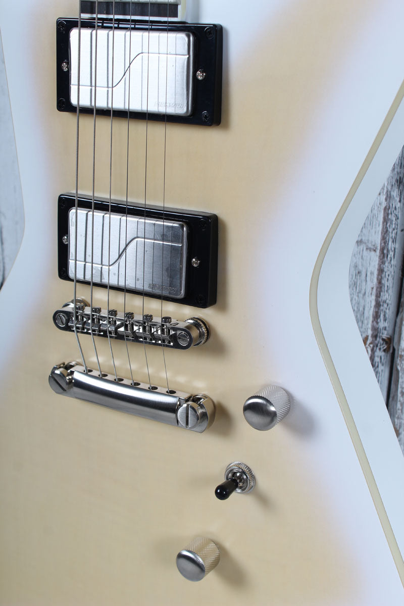 Epiphone Extura Prophecy Electric Guitar Aged White Tiger Burst with Gig Bag