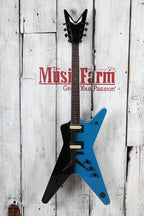 Dean ML 79 Solid Body Electric Guitar Black To Blue Fade Finish