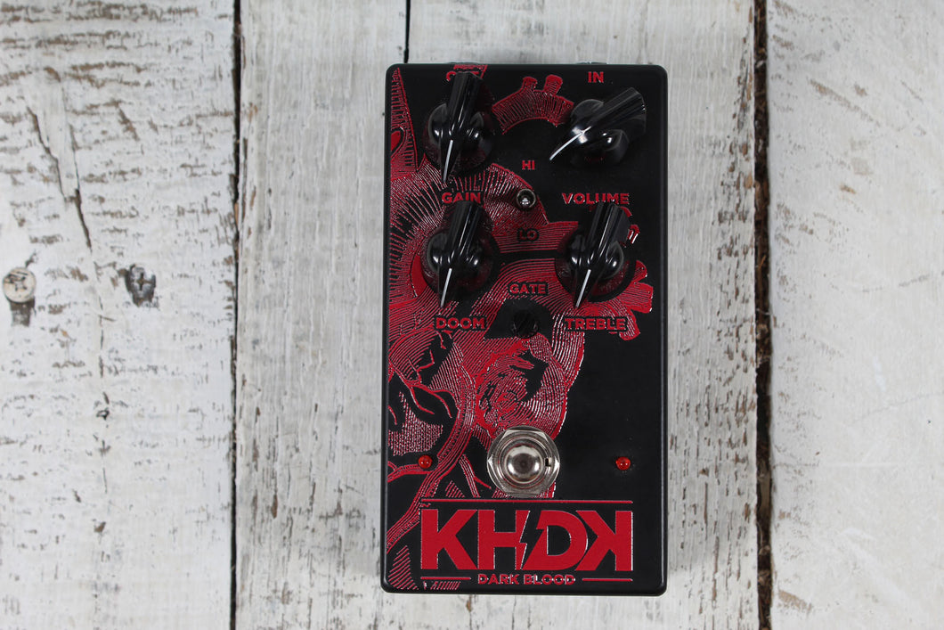 KHDK Dark Blood Kirk Hammett Signature Electric Guitar Distortion Effects Pedal
