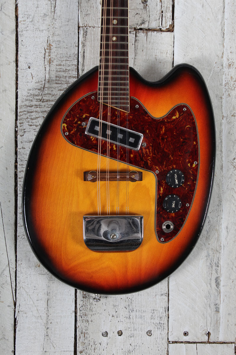 Kingston Vintage 1960s Solid Body Electric Mandolin Made in Japan