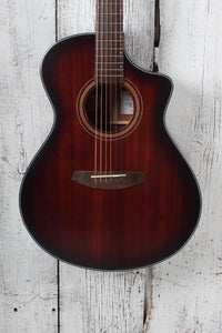 Breedlove Wildwood Concert Whiskey Burst CE Acoustic Electric Guitar w Gig Bag