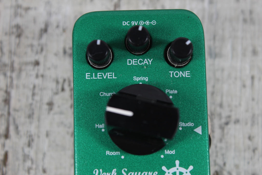 Donner Verb Square 7 Mode Reverb Electric Guitar Reverb Effects Pedal