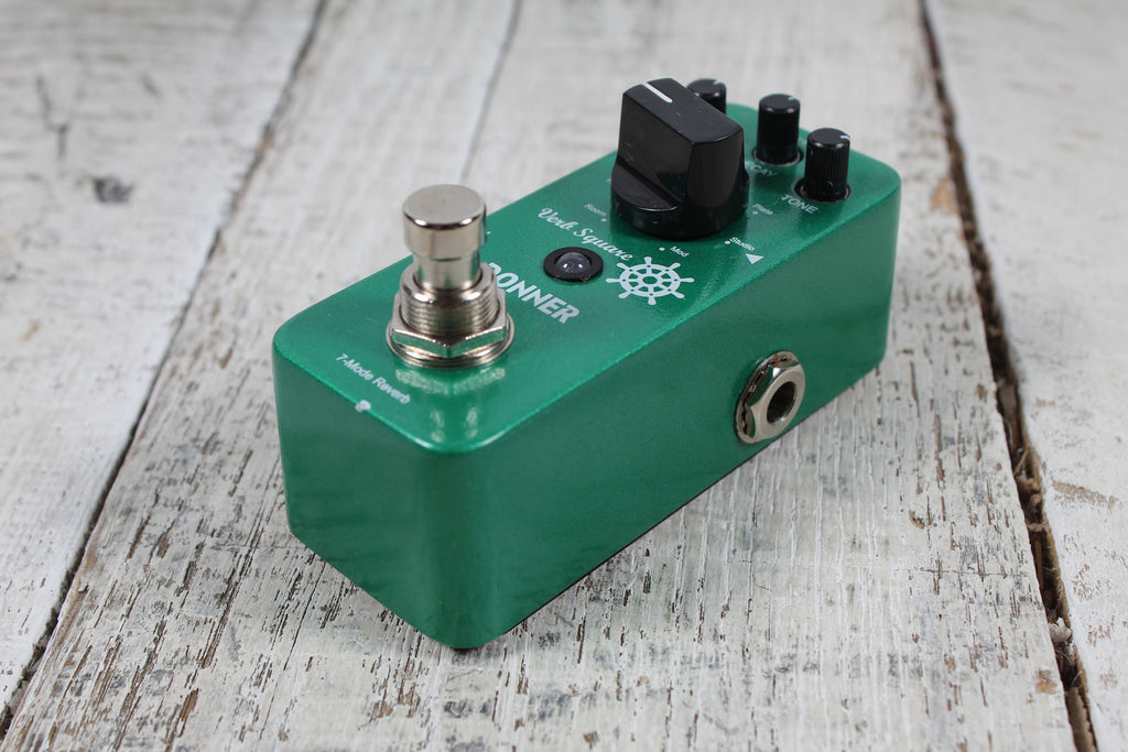 Donner Verb Square 7 Mode Reverb Electric Guitar Reverb Effects Pedal