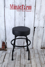 Load image into Gallery viewer, Martin Guitar Bar Stool Black Base Swivel Barstool