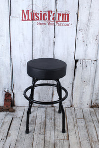 Martin Guitar Bar Stool Black Base Swivel Barstool