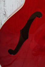 Load image into Gallery viewer, Epiphone 2011 Dot Semi Hollow Body Electric Guitar Cherry with Hardshell Case