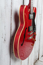 Load image into Gallery viewer, Epiphone 2011 Dot Semi Hollow Body Electric Guitar Cherry with Hardshell Case