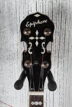 Load image into Gallery viewer, Epiphone Mastertone Classic Resonator Banjo 5 String Banjo with Hardshell Case